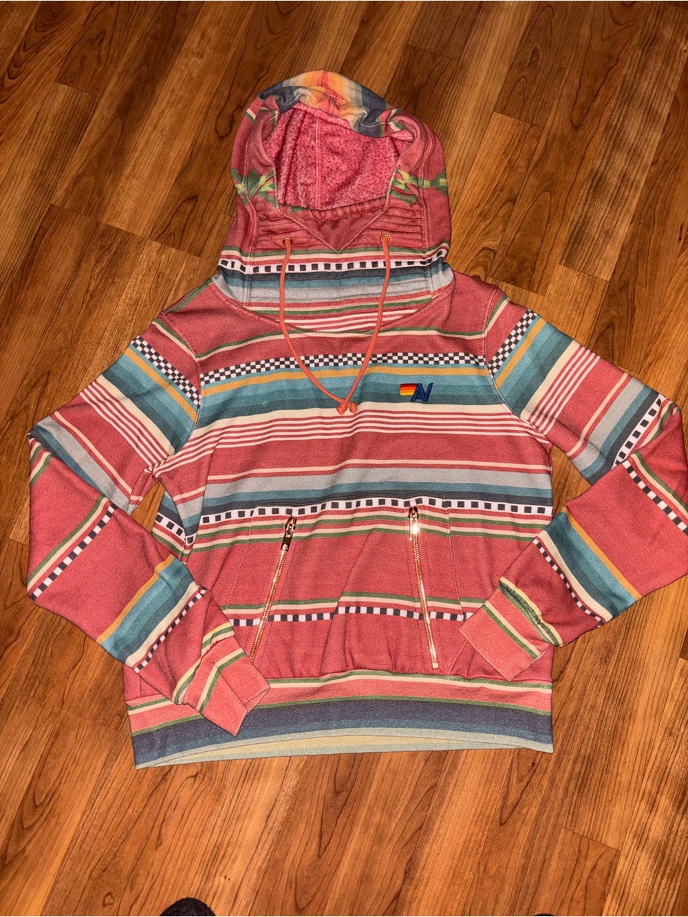 Aviator Nation Serape Ninja Hoodie Size XS
